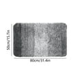thumbnail image 3 of Bathroom Rugs and Mats Clearance Rvasteizo Living Room Bedroom Flocking Carpet Rug Bathroom Absorbent Non Slip Mats Kitchen Foot Mats Machine Wash Bathroom Rugs for Bedroom Bath Tub And Shower, Gray, 3 of 5
