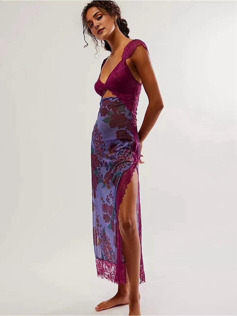 v neck floral midi dress BHLDN Puff Sleeve V-Neck Floral Midi Dress  MOTHER OF