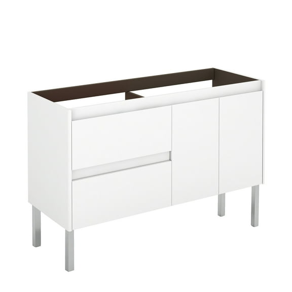Ws Bath Collections AMBRA 120F DBL WG BASE Ambra 47" Double Free Standing Vanity Cabinet