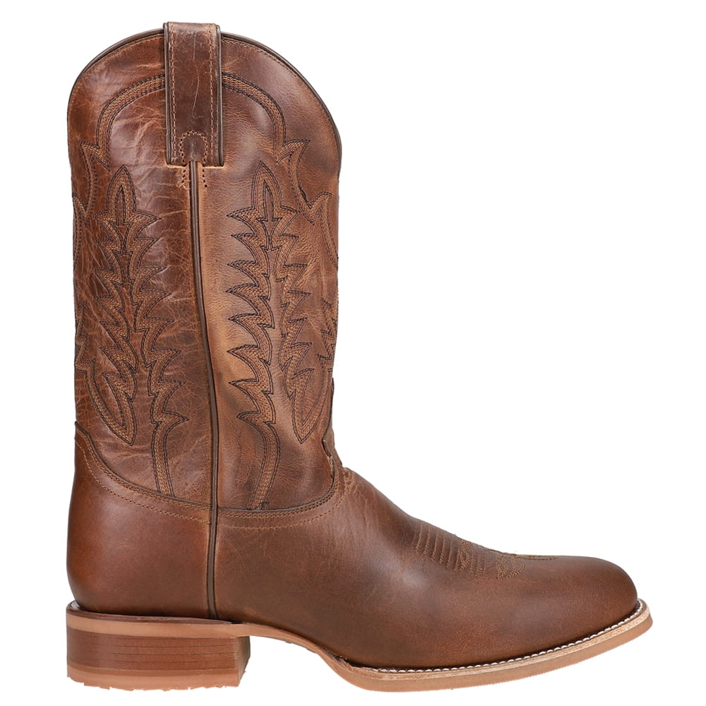 R. Watson Boots Mens Brush Off Medium Embroidered Round Toe  display picture 3