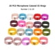 thumbnail image 3 of 20 anillos de identificación de colores para micrófono, número 1 a 20., 3 of 8