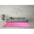 thumbnail image 3 of Ahgly Company Indoor Square Abstract Purple Contemporary Area Rugs, 3' Square, 3 of 4