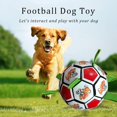 thumbnail image 2 of Pet Football Toys Multi-functional Bite-resistant Dog Outdoor Interactive Training Toys Chew Toy He Qiyong unisex, 2 of 2