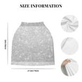 thumbnail image 6 of Haiem Silver Glitter Baby Nursing Cover & Nursing Poncho - Multi Use Cover for Baby Car Seat Canopy, Stroller Cover, 360°Full Privacy Breastfeeding Coverage, 6 of 9