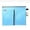 Blue, variant on SagaSave A4 Zipper Mesh Document Bags Storage Files Papers Receipt Pencil Stationery Waterproof