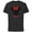 Black, variant on Disney Minnie Mouse Red Bow Icon Prima Familia Spanish- Short Sleeve Cotton T-Shirt for Adults - Customized-Natural