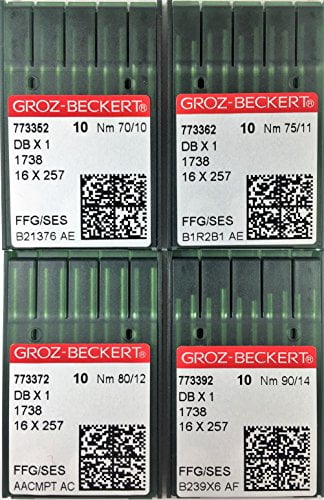 10pcs New GROZ-BECKERT 90/14 DB1 DBX1 1738 Industrial Sewing Machine Needle
