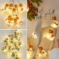 thumbnail image 1 of 4M LED Fairy String Lights with 10 Bulbs IP55 Waterproof Copper Wire Battery Powered Warm White String Lamp for Christmas, 1 of 9