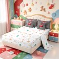 thumbnail image 3 of Manfei Winter Holiday 7-Piece King Bedding,Farmhouse Rustic Christmas King Bed in a Bag,Xmas Reversible, 3 of 7