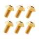 thumbnail image 4 of Pernos de Rotor de Freno de Disco Zulema Titanio M5x10 mm 6 Piezas Oro, 4 of 8