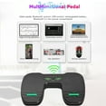 thumbnail image 2 of Wireless Page Turner Pedal Portable Music Page Turner for Tablets Smartphones BT Foot Page Turner Rechargeable with Anti-Skid Pad Lightweight Multimedia Remote Control Devices, 2 of 6