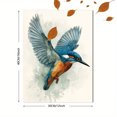 thumbnail image 3 of Flying Kingfisher Decorative Canvas Art，Kitchen Foyer Hallway Living Room Decor, 3 of 8