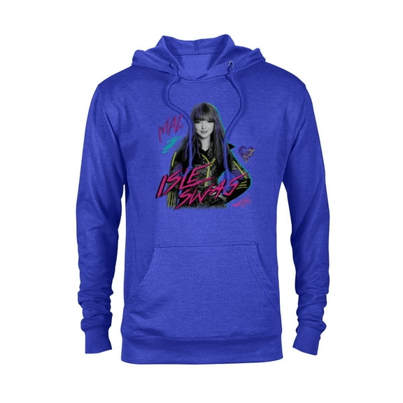 Disney Descendants 2 Mal Isle Swag - Pullover Hoodie for Adults -Customized-Royal Heather