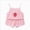 A84-Pink, variant on Girls Summer 2 Piece Outfits Short Sets Casual Short Sleeve Tops and Pant with Pockets 6-12 Months 12-24 Months 2t 3t 4t 5t 6t 7t 8t 9t Children 4-5 Years