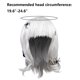 thumbnail image 4 of Silver-gray Medium-length Spider Wig Cos Witch Ghost Bride Role-playing Props, 4 of 7