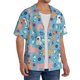 thumbnail image 2 of Fotbe Cute Dog Camisa Estampada de Manga Corta para Hombre, Casual de Verano, Estilo Playero, Sin Arrugas-Large, 2 of 5
