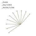 thumbnail image 4 of 500Pcs Eye Pins Jewelry Findings Eye Pins 50mm Iron Eye Pins for Jewelry Making 21 Gauge Bronze, 4 of 6