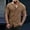 Coffee, variant on Fnnxeal Mens Casual Button Down Shirts, Men's Shirt with Short Sleeves Solid Breathable Shirts Summer Shirt for Men Collared Orange M
