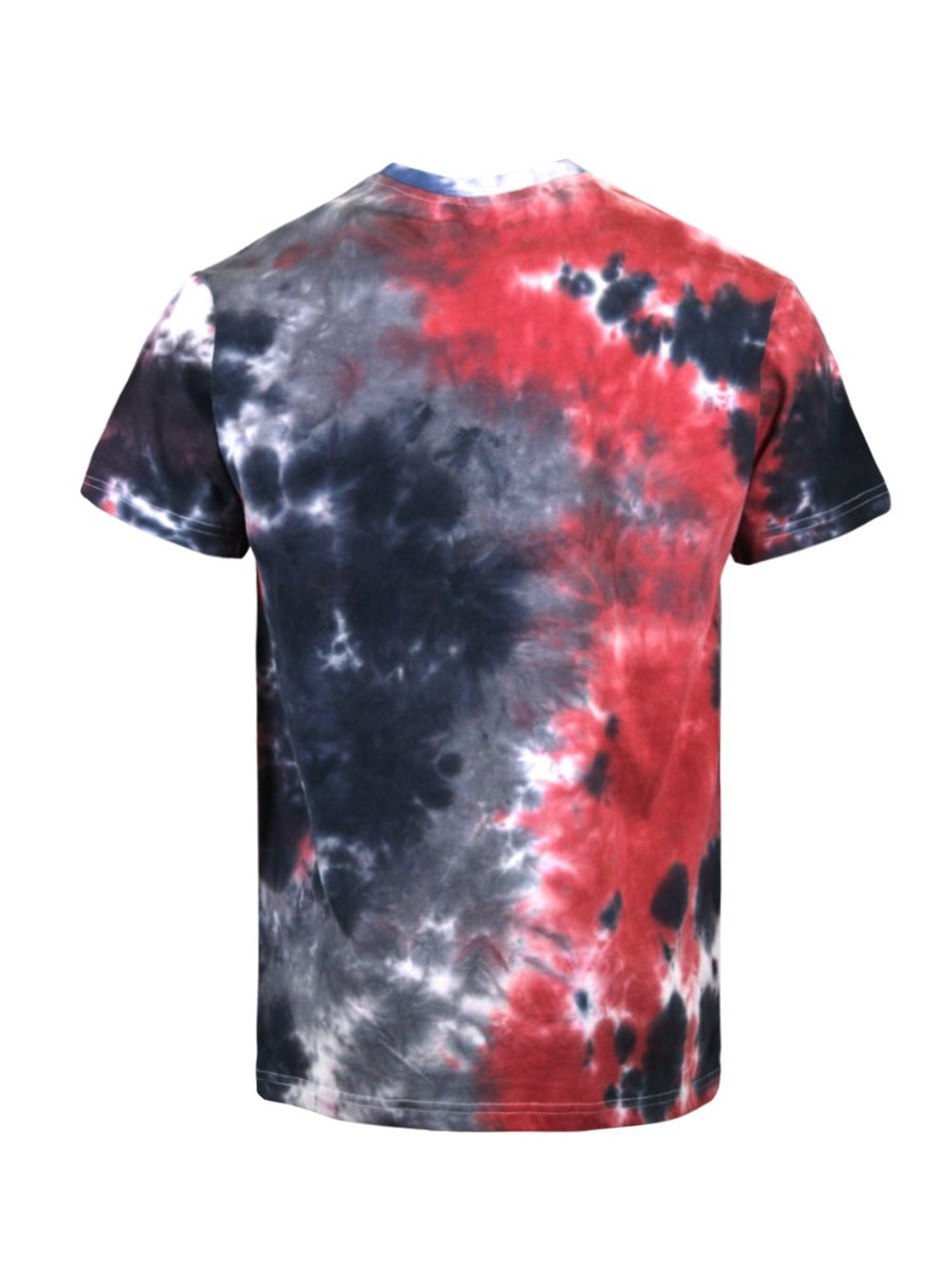 Victorious Men's Spider Spiral Tie Dye T-Shirt TS7432 - Rainbow