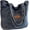 Dark Blue, variant on JennyShop Denim Canvas Bag, Casual Handheld/Shoulder Carryall Bag, Hot Sale Large Capacity Tote - Niche Artistic Shopping Bag,