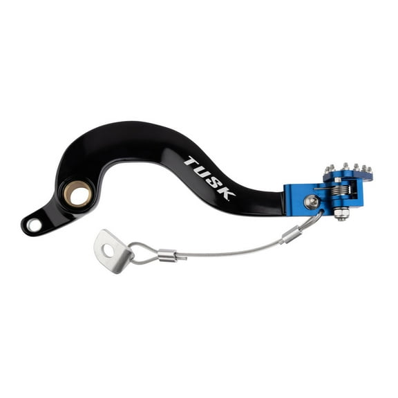 Tusk Aluminum Brake Pedal Blue Tip For Yamaha YZ450F 2006-2009