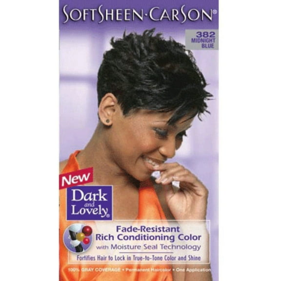 Dark and Lovely Fade Resistant Rich Conditioning Color, No. 382, Midnight Blue, 1 ea (Pack of 6)