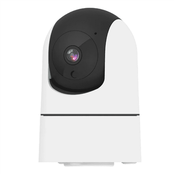 Smart Tuya Indoor Camera Wireless WIFI 2.4G/5G Two Way Audio Human Detection 6MP Monitor Security Surveillance Camera US,1 * Smart Tuya Indoor Camera 1 * Power Adapter,White