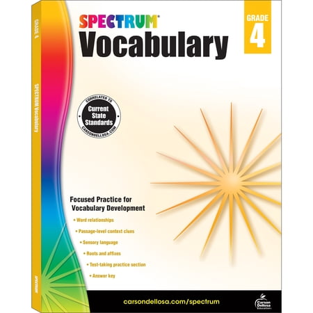 Spectrum: Spectrum Vocabulary, Grade 4 (Workbook)(Paperback)