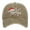 Z11-Khaki, variant on Christmas Hat for Adult, Christmas Baseball Cap, Vintage Washed Embroidered Cotton Santa Hat