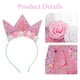 thumbnail image 2 of Diadema con corona de cumpleaños para niños, sombreros de fiesta para niños, aro decorativo para el pelo, 2 of 4