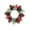 B-C, variant on Artificial Holly Mini Candle Wreath, Plastic Leaves Easy Clean, Fits 3-4 Inch Candle, Table Centerpiece Mantel, Dinner Party Elegance, Christmas Feast Gift