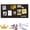 Black, variant on Felt Bulletin Board 23.5‘’15.5‘’, Decorative Picture Framed Display Board with 30 Pins for Home, Kitchen & Office Walls, Beige, 1Pcs