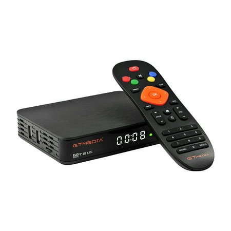 GTMEDIA GTT-2 Android 6.0 DVB-T/T2/Cable(J83.A/B/C)/ISDBT Set-top Box Built-in 2.4G WI-FI Amlogic S905D 4K Playback TV Receiver Support 3D Multimedia (Best Multimedia Player For Android)
