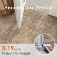thumbnail image 4 of BERTHMEER 6'x9' Area Rugs for Living Room Bedroom Kitchen Rugs Clearance Washable Non Slip Brown Vintage Traditional Dorm Office Dining Room Farmhouse Oriental Rugs Carpets, Brown, 4 of 8
