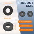 thumbnail image 2 of Uxcell 35 Pcs Entretoises en Caoutchouc, 0.79"OD x 0.33 Pouces ID Ronds Anti-Vibrations Ronds Isolation Ronds Bagues 0.2 Pouces Épaisseur Rondelles en Caoutchouc pour Accessoires de Maison Voitures Bateau, Noir, 2 of 6
