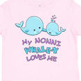 thumbnail image 4 of Inktastic My Nonni Whale-y Loves Me Boys or Girls Toddler T-Shirt, 4 of 5