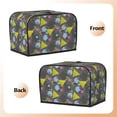 thumbnail image 3 of Yiaed Geometric Print Two Slice Bread Machine Cover, Universal Size Kitchen Appliance Cover for Bread Machine,Bread Machine Cover, 3 of 7
