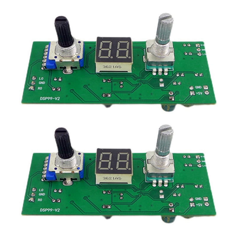 2X DSP Digital Reverberation Karaoke Reverb Board KTV Mixer Anti