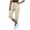 Khaki, variant on AHTJRT Women's Capri Pants Cargo Style Elastic Waist Pull-On Trousers with Pockets Drawstrings Summer Casual Cropped Cotton Chino Pants Khaki XXL