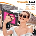 thumbnail image 4 of for iPad Air 5th/4th Generation 10.9 inch 2022/2020 Case, 360 Rotating Shockproof Cover with Stand, Handle, Shoulder Strap, Rose Panel, 4 of 7
