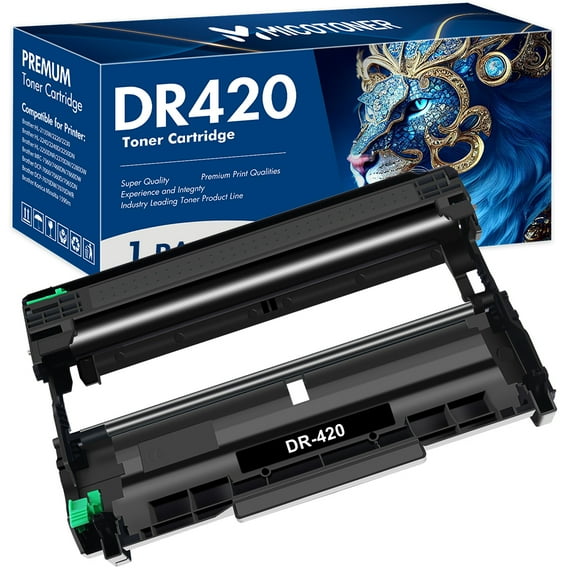 True Image 1-Pack Compatible Drum Unit for Brother DR-420 DCP-7060D HL-2220 HL-2230 HL-2240 HL-2270 MFC-7360 MFC-7460DN MFC-7860 Printer (Black)