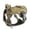 Khaki, variant on Tactical Dog Harness for Small Dogs No Pull Military Service Vest Soft Padded Adjustable Reflective Straps Easy Control for Training Walking No Choke Pet Vest with Handle