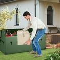 thumbnail image 2 of Patiojoy Waterproof Outdoor Storage Box 174 Gallon Outdoor Tarpaulin Deck Box with Ventilated Window Corner Protector, 2 of 9