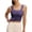 Purple1, variant on Tank Tops for Women Square Neck Sleeveless Quick Dry Running Tees Summer Stretchy Athletic Tops with Built in Bra
