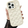 thumbnail image 7 of Love Heart Soft Touch Simple Cute TPU Case Compatible with iPhone Case (Pink,iPhone 12), 7 of 7
