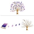 thumbnail image 2 of Árbol de huella digital de boda,Árbol de pintura de huellas dactilares,Libro de invitados de boda,Pintura al óleo sobre ,Firma de invitado,Árbol de huellas dactilares, con los Zulema Árbol de huella digital de boda, 2 of 8