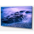 thumbnail image 2 of Blue Slow Motion Sea Waves - Modern Seascape Canvas Artwork, 2 of 3