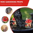 thumbnail image 7 of Creative Mushroom House Model Landscaping Ornaments Miniature Micro Landscape Bonsai Fairy Garden Landscape DIY Decor - Mushroom House(Red and Yellow Edge), 7 of 7