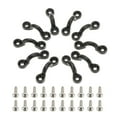 thumbnail image 1 of 10pcs Nylon Bungee Deck Loops Tie Down Pad Eye with 20 Screws for Boat Kayak Deck Rigging Kit, 1 of 7