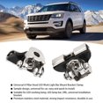 thumbnail image 1 of Lamp  Cover,2PCS Universal A Pillar Hood LED Work Light Bar Mount Bracket Clamp Holder For Car, 1 of 8